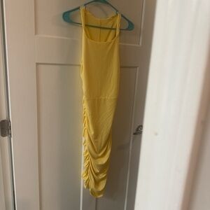 SHEIN Bright Yellow Maxi Dress
